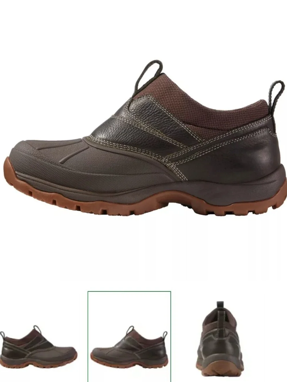 L.L Bean Men's Storm Chaser 5 Slip-On Outdoor Shoe - Brown Size 10.5 Gorpcore